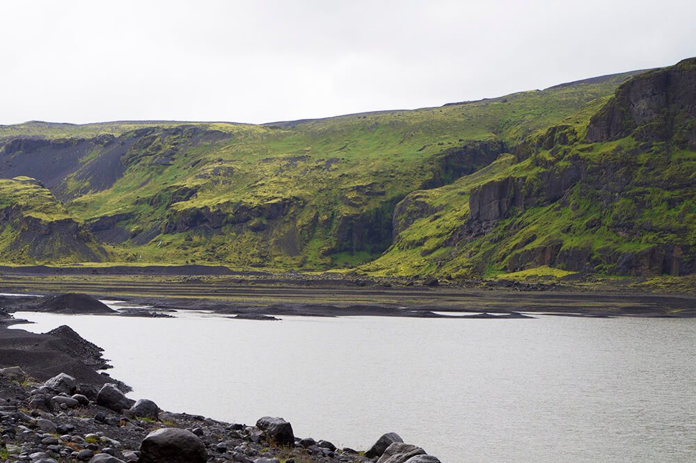 Mýrdalsjökull glaciär på Island