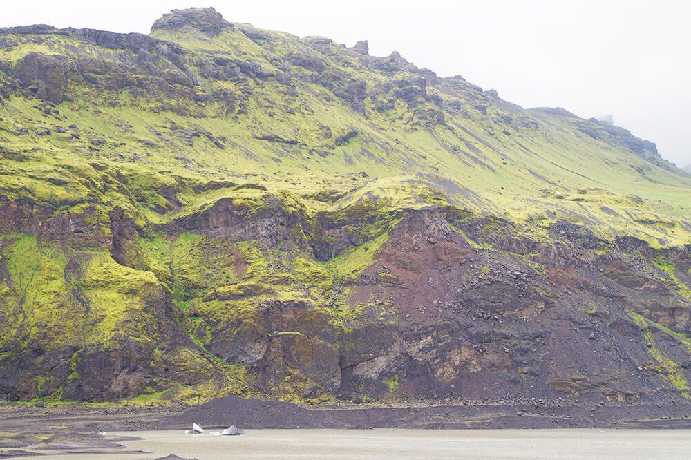 Mýrdalsjökull glaciär på Island