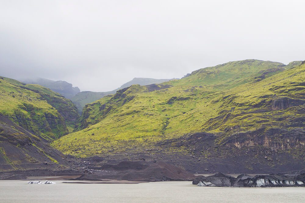 Mýrdalsjökull glaciär på Island