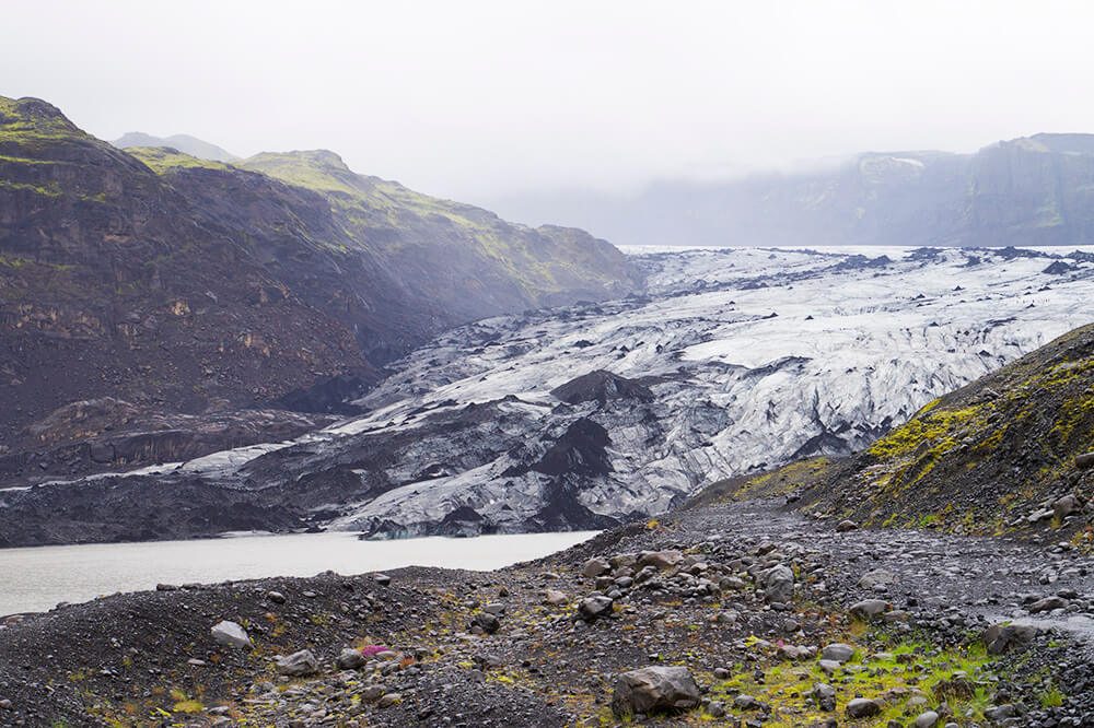 Mýrdalsjökull glaciär på Island