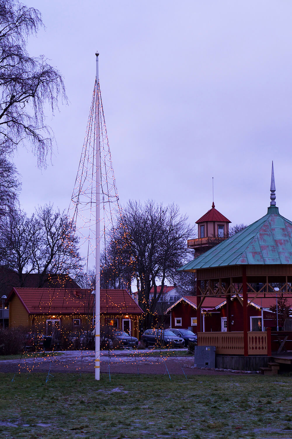 Östhammar på vintern