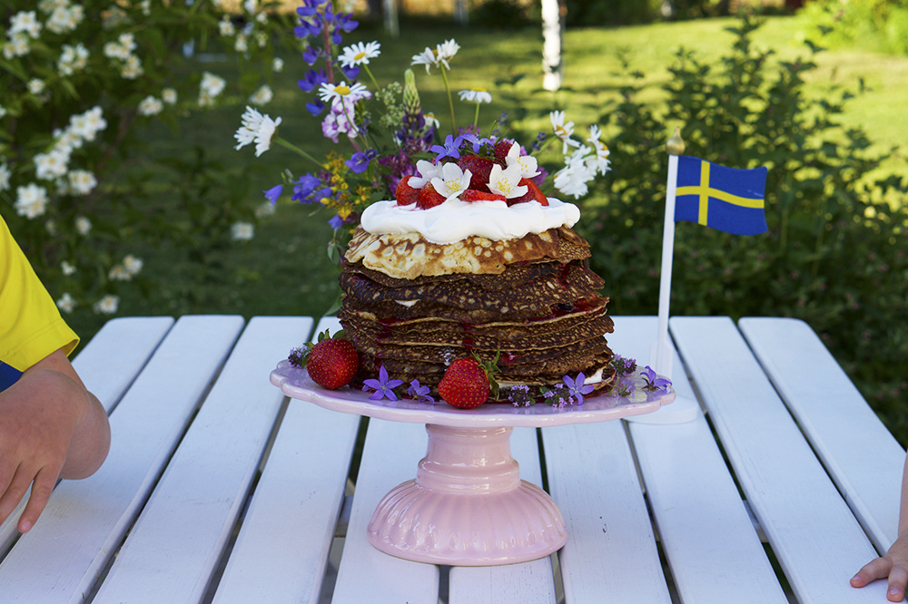 Pannkakstårta recept