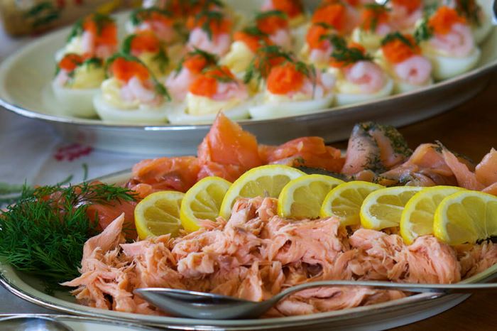 mat på Påskafton 2017