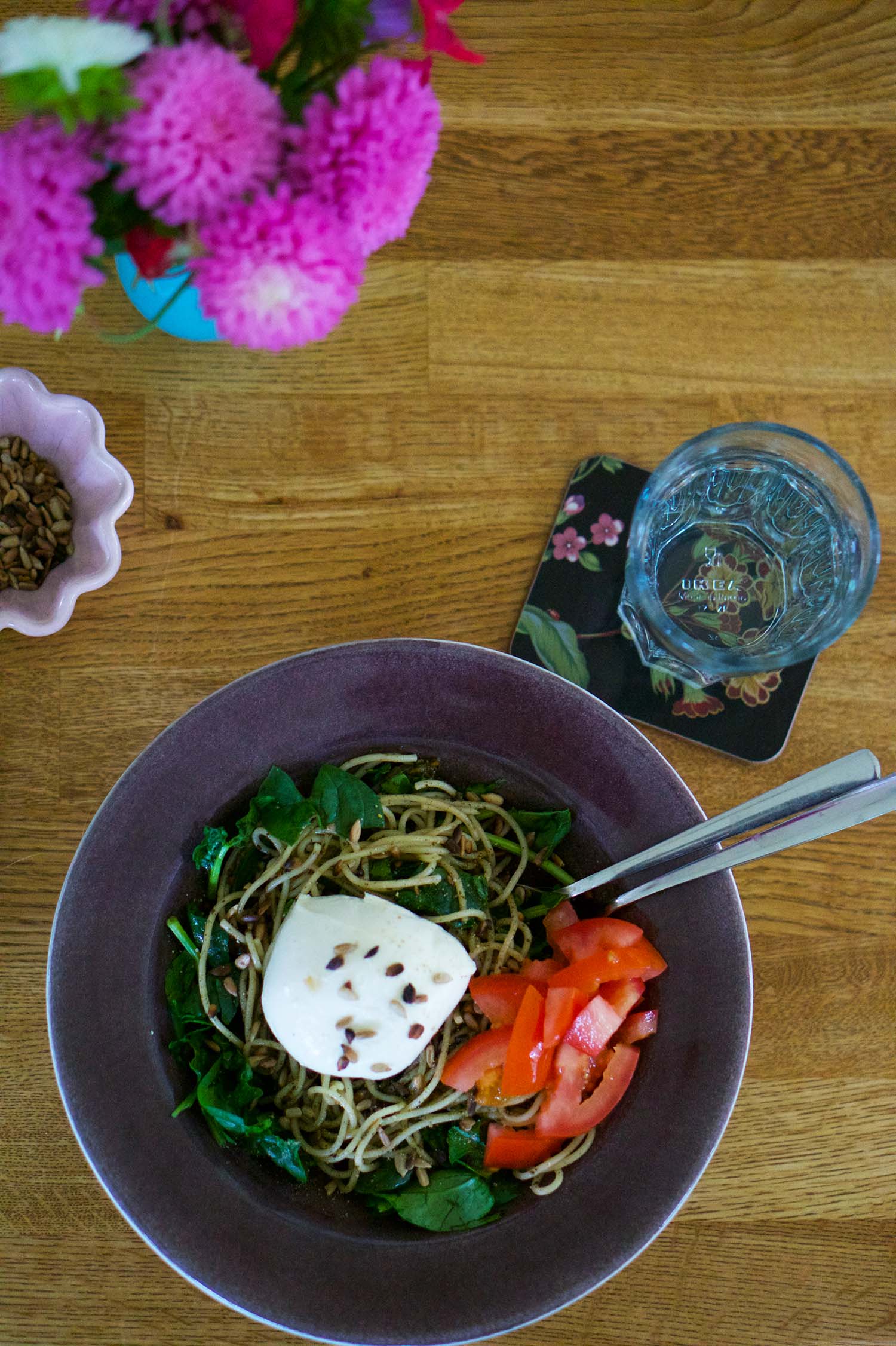 Pasta pesto recept