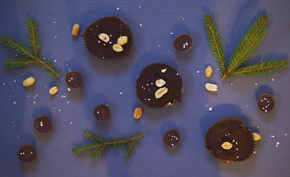 peanut butter cups julgodis