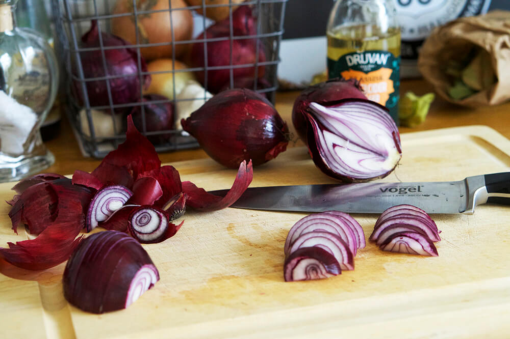 rödlök för att göra picklad rödlök