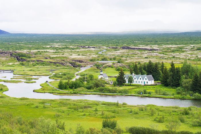 Pingvellir Nationalpark på Island
