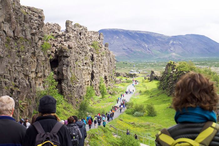 Pingvellir Nationalpark på Island
