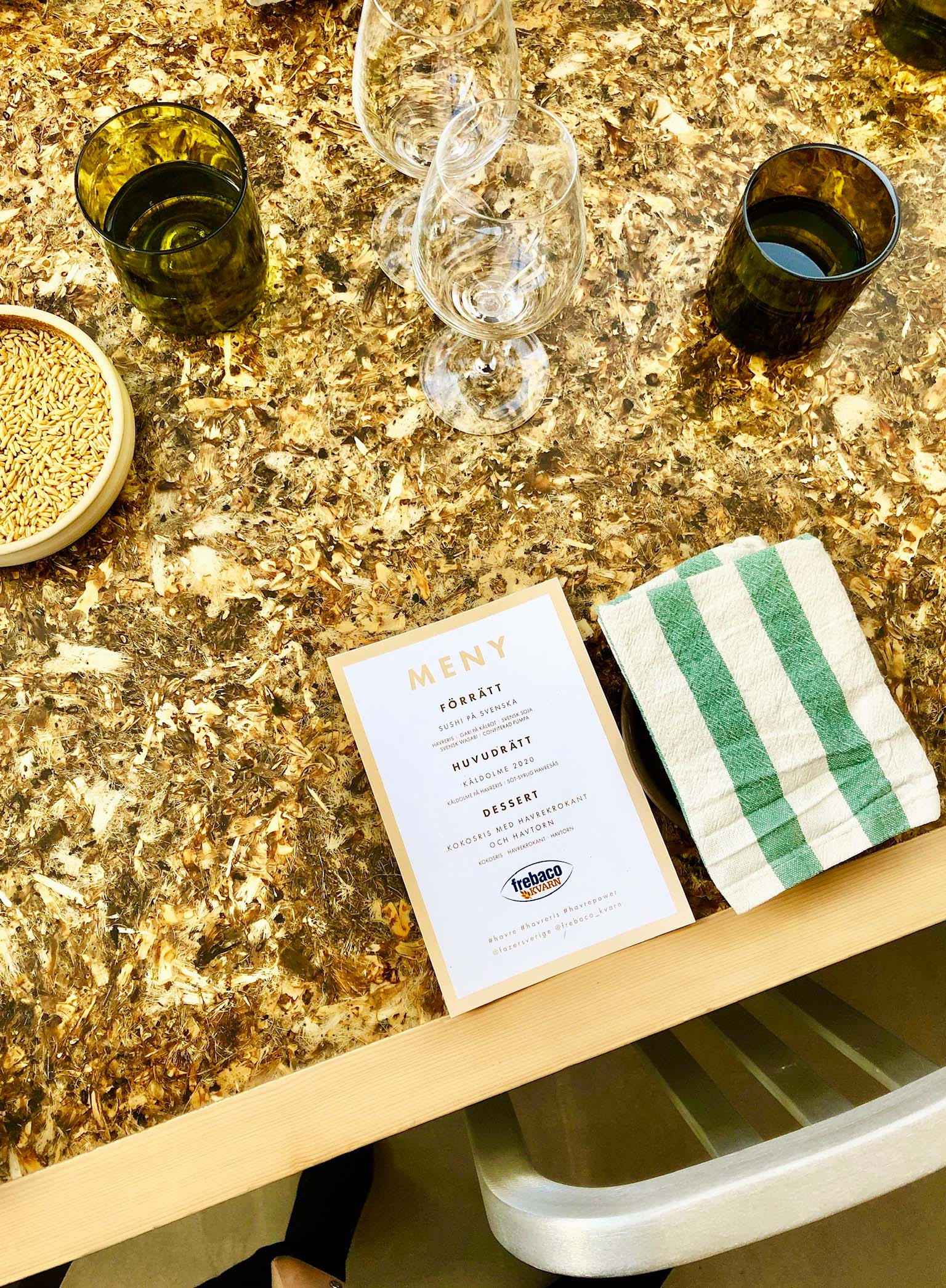 Presslunch med Frebaco Havreris