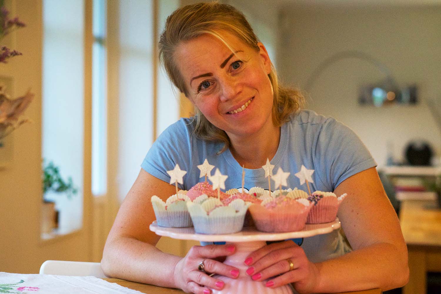 Prinsessmuffins sockersöta muffins med glasyr recept