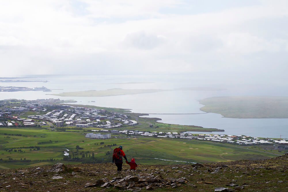 bergsbestigning i Reykjavik