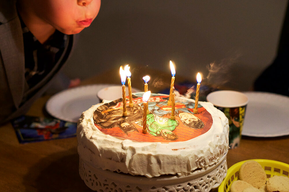 födelsedagskalas 7 år