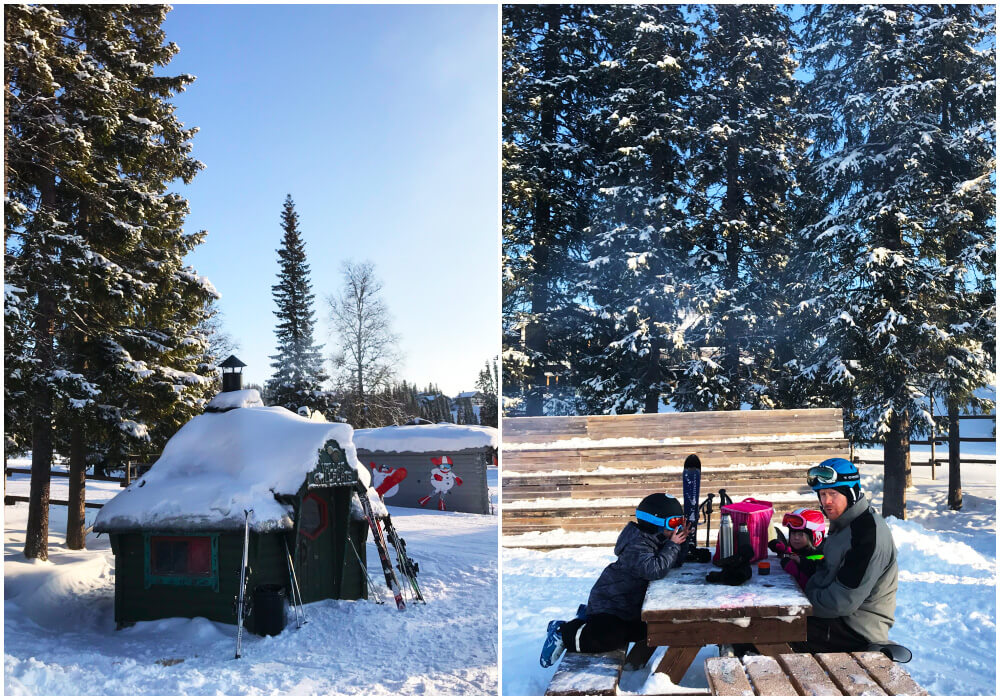 Skidåkning i Åre Björnen