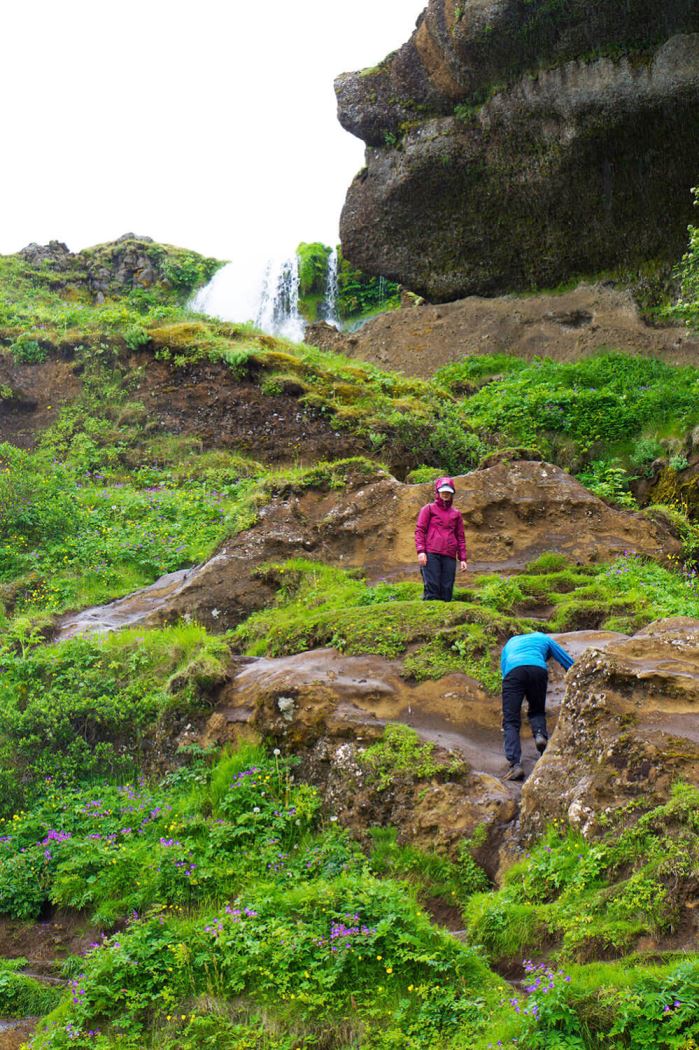 Skogafoss vattenfall på Island