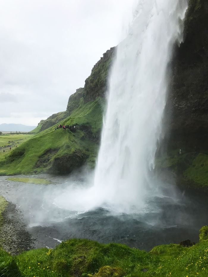 Skogafoss vattenfall på Island
