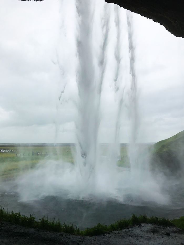Skogafoss vattenfall på Island