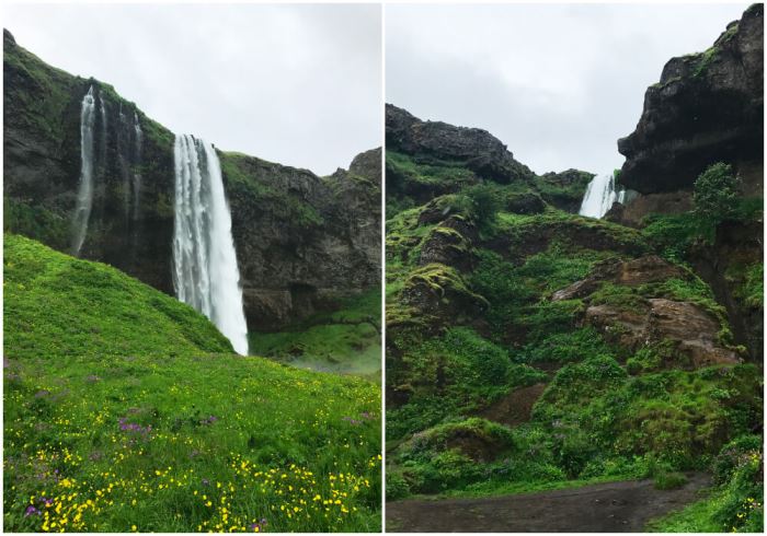 Skogafoss vattenfall på Island