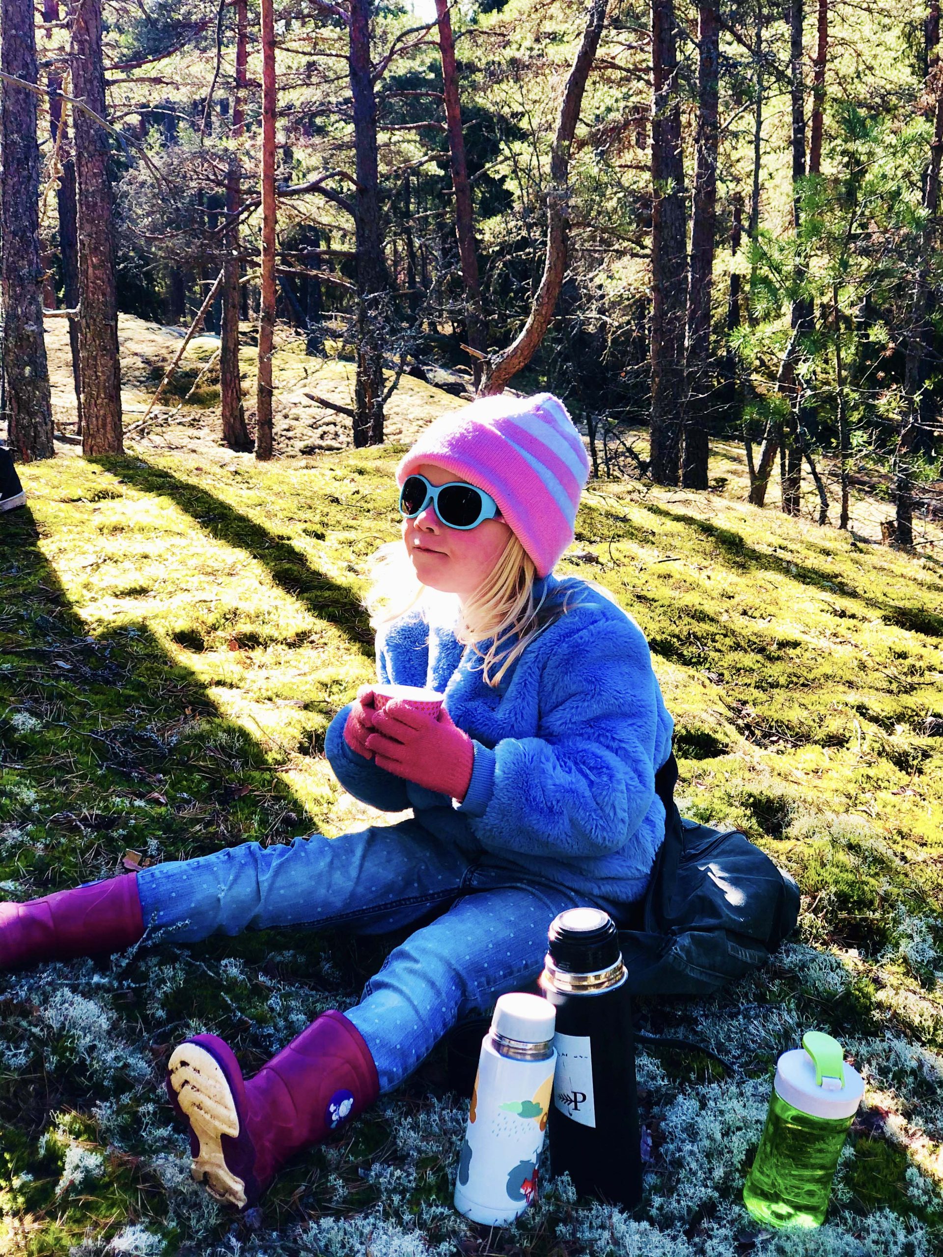 Skogsutflykt med barn