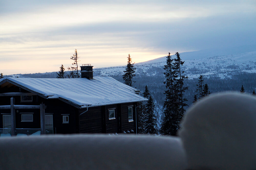 Solnedgång i Åre Björnen