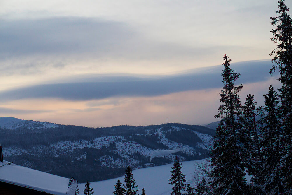 Solnedgång i Åre Björnen