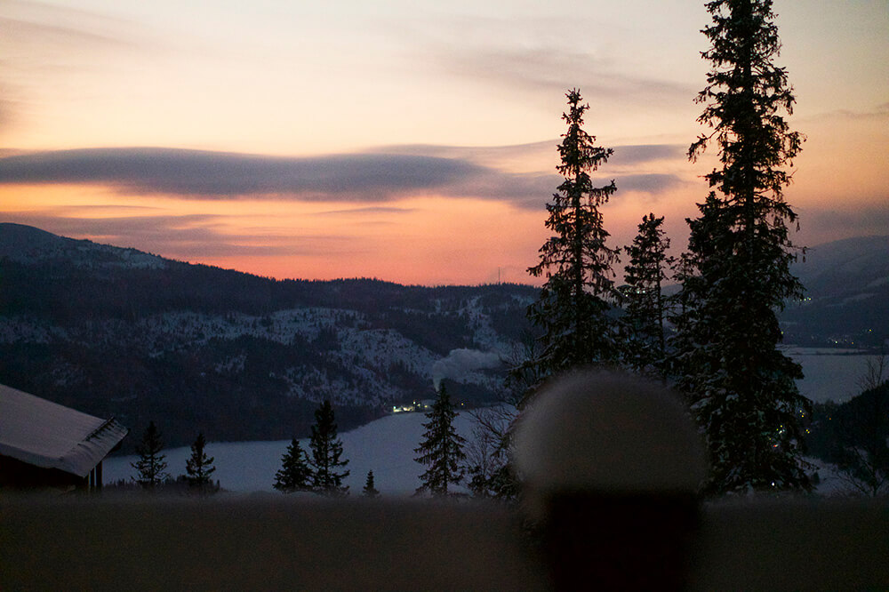 Solnedgång i Åre Björnen