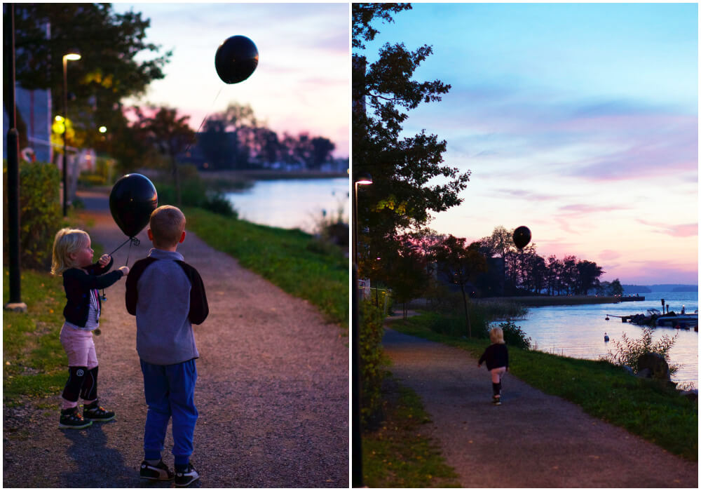 Solnedgång i Bolinder Strand