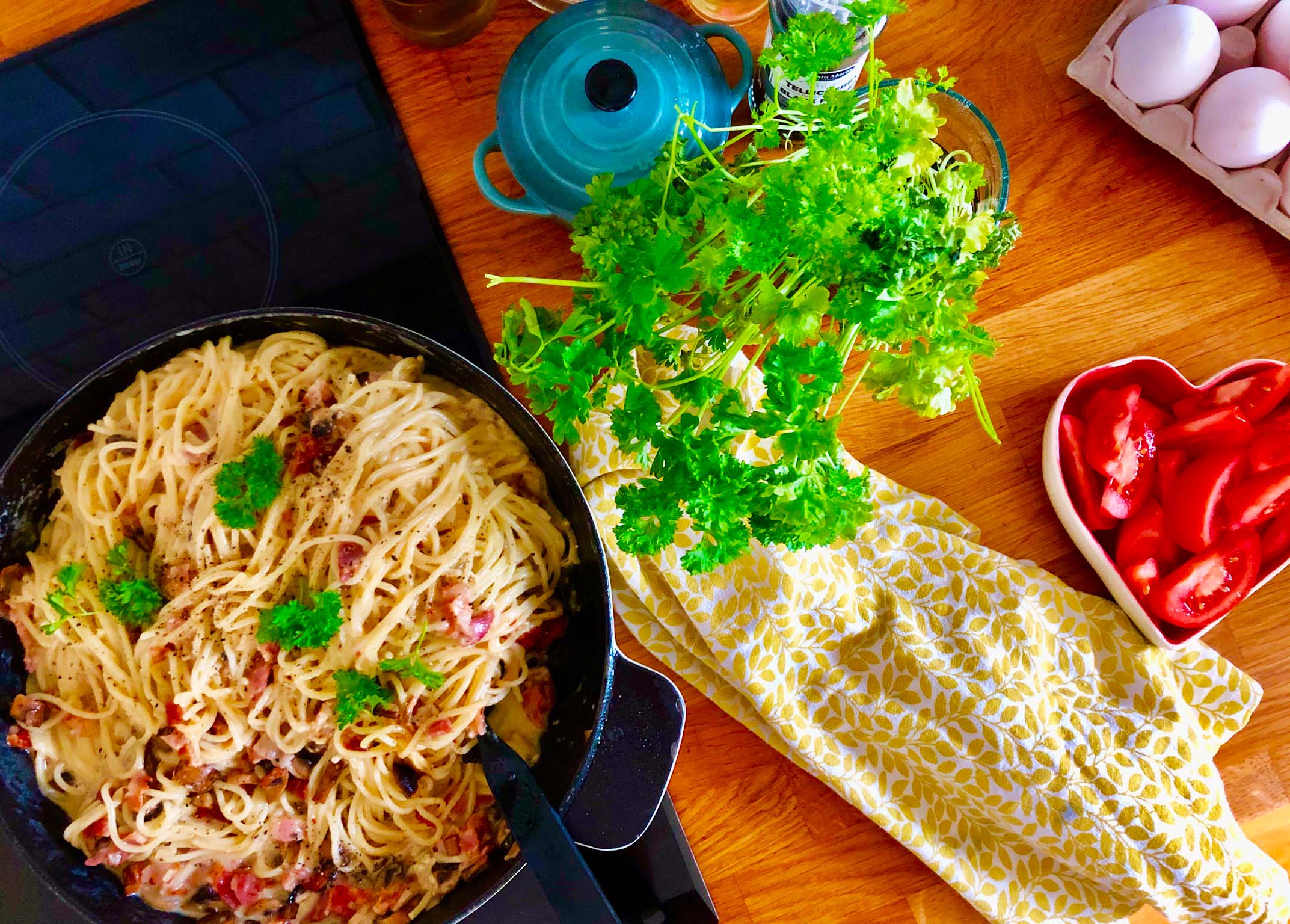 Spagetti Carbonara recept