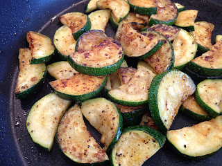stekt-zuccini - Stekt zucchini - gott tillbehör till mat