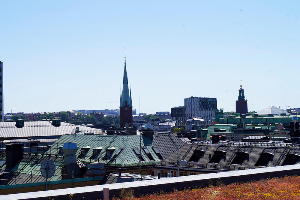 Från Stockholms tak på Urban deli