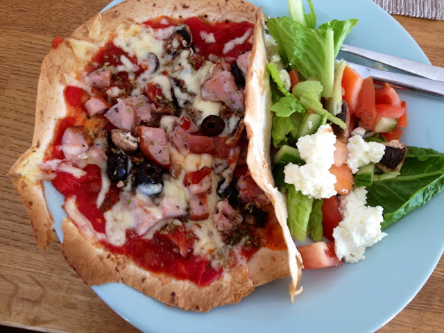 tortillapizza - Sköna söndag