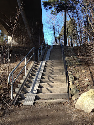 trappa - Nya promenadstråk med bästa vännen