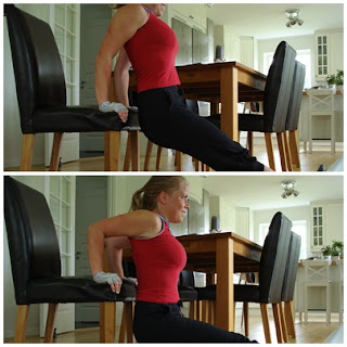 tricepsdips - Grym (gym-)start på veckan