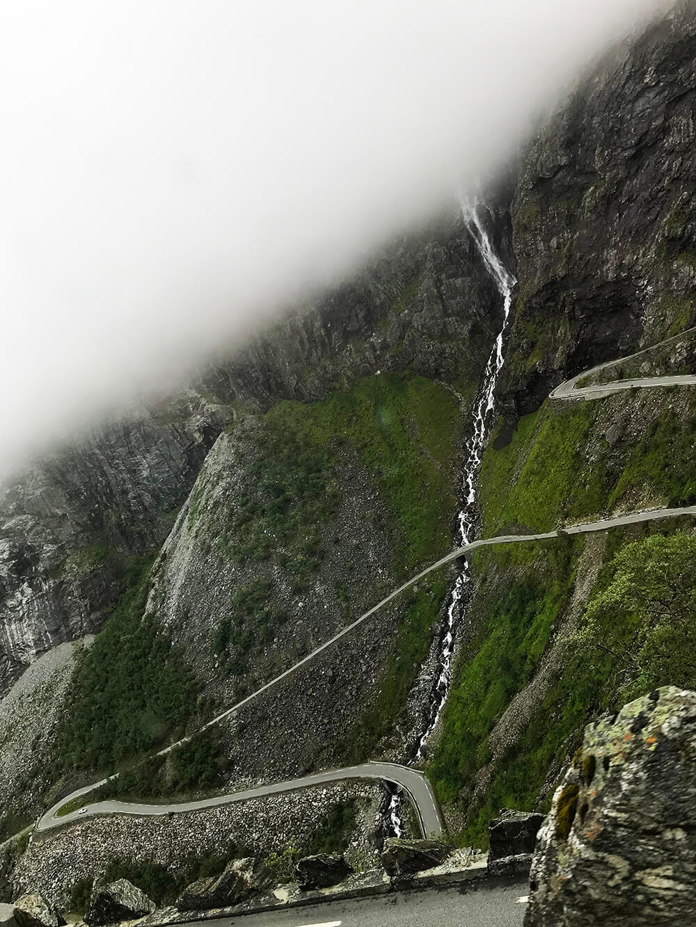 Trollstigen i Norge