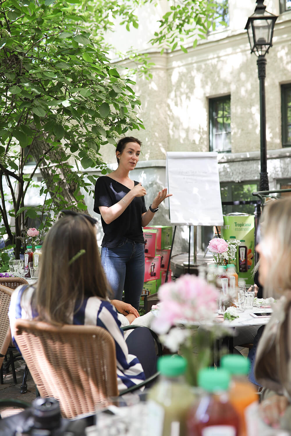Tropicana hälsolunch med PT-Fia på Centralbadet