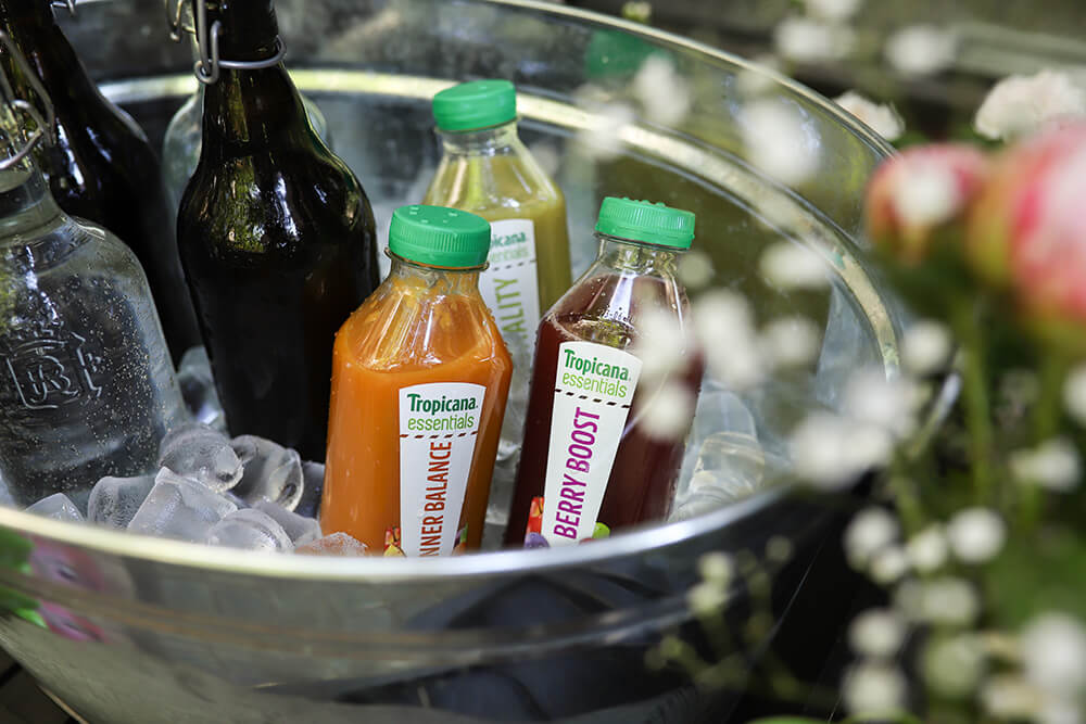 Tropicana hälsolunch på Centralbadet