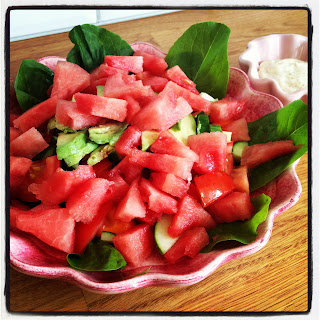 vattenmelonsallad - Vattenmelonsallad