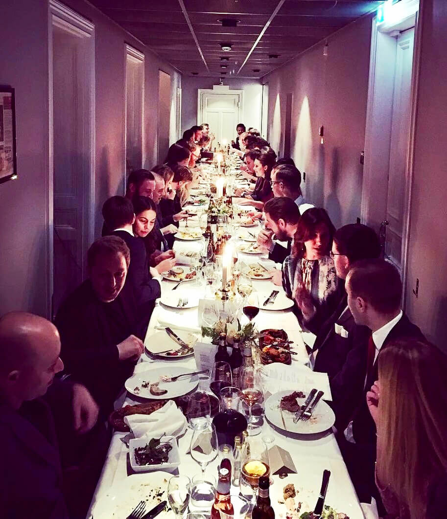 Middag med jobbet Pineberry