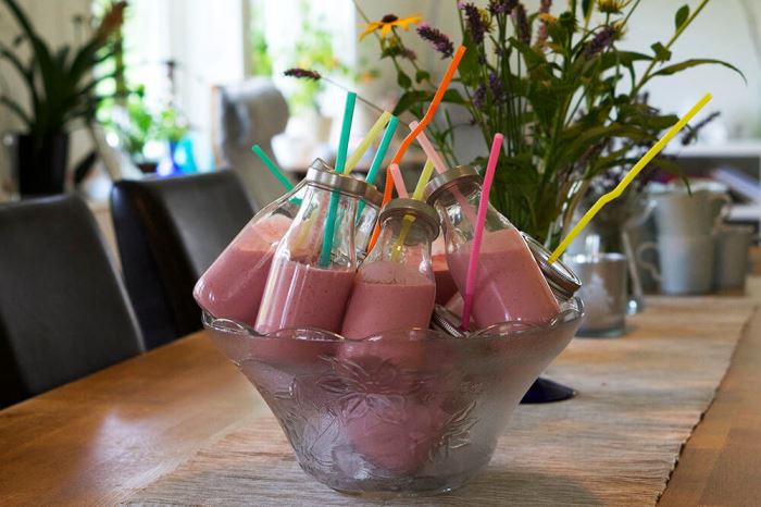 Smoothies i en skål