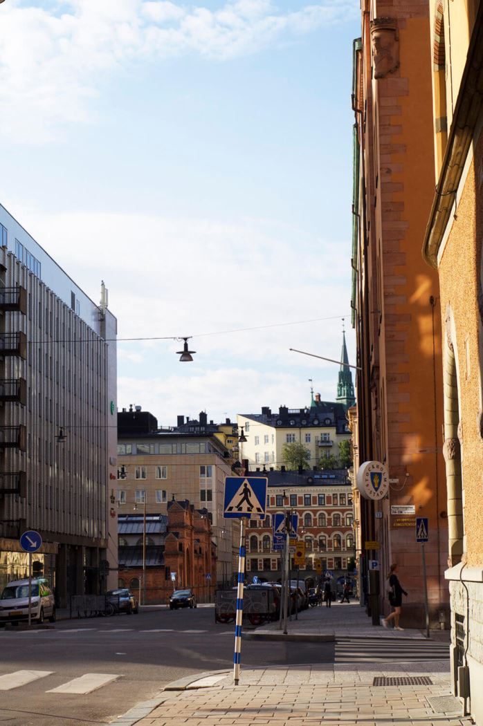 morgonpromenad i Stockholm