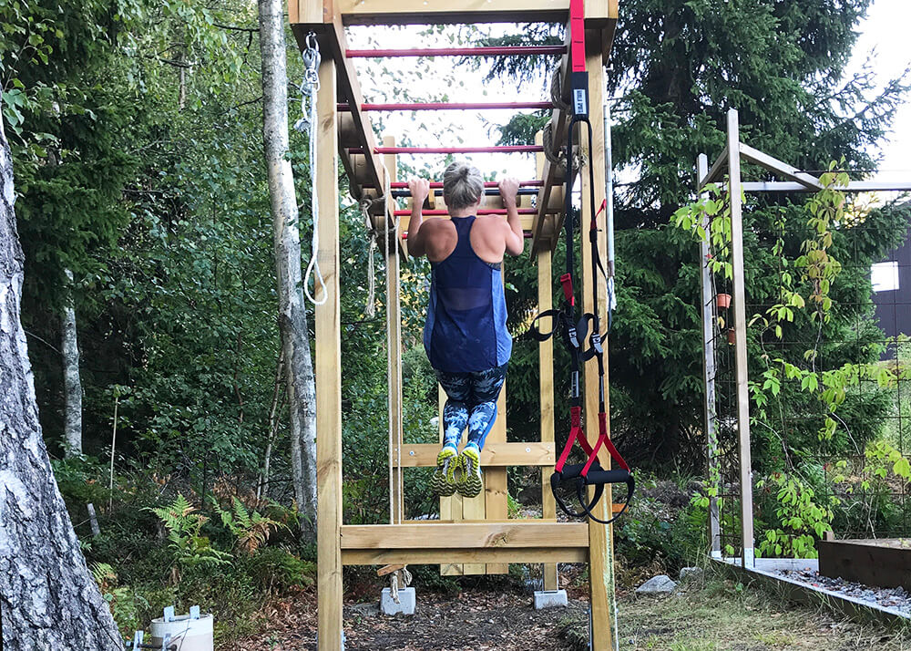 träning i utegym