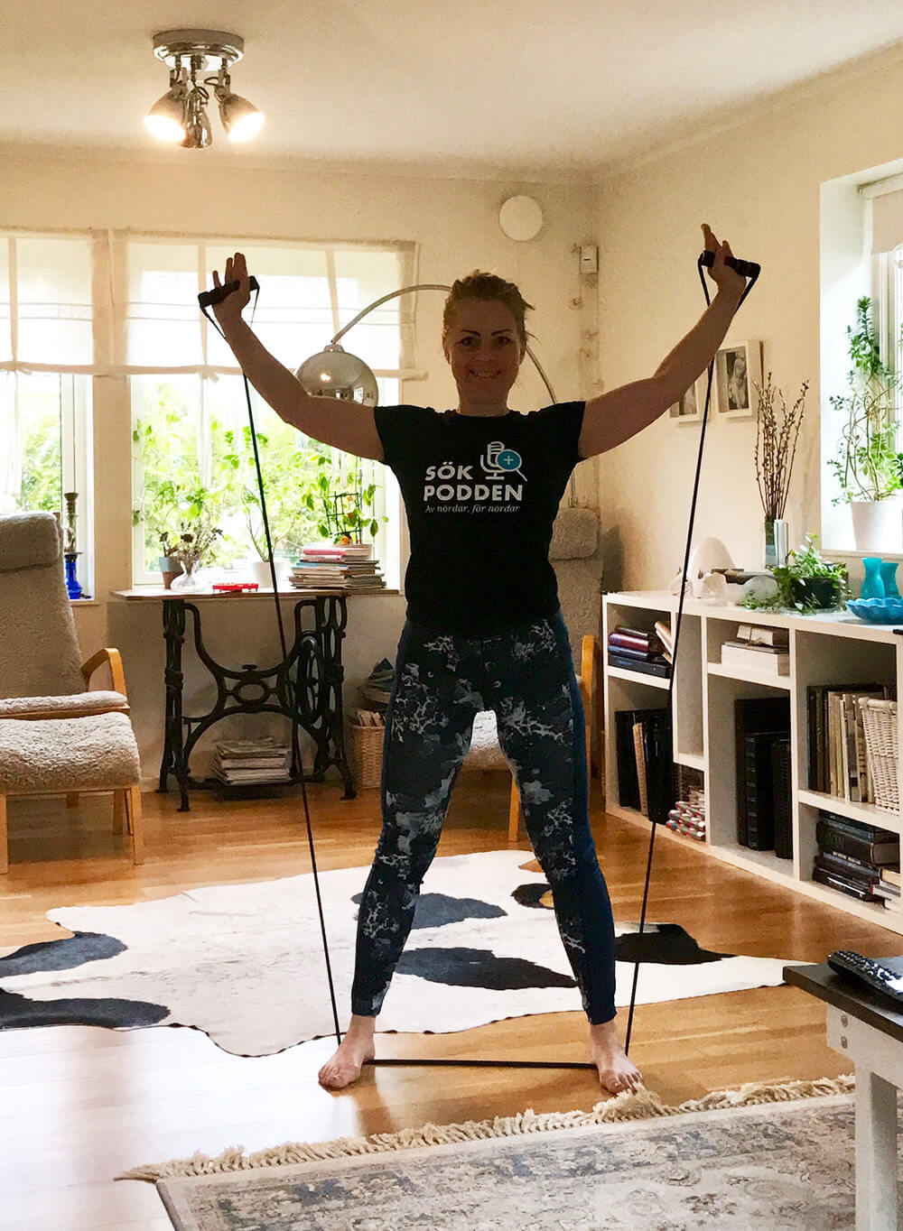 träning med gummiband