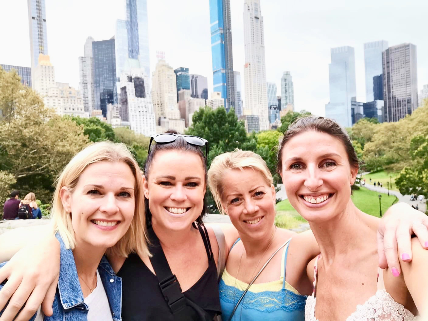 Tjejerna och jag i New York