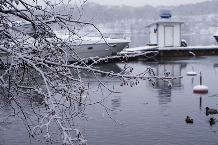 Vinter Norr Mälarstrand
