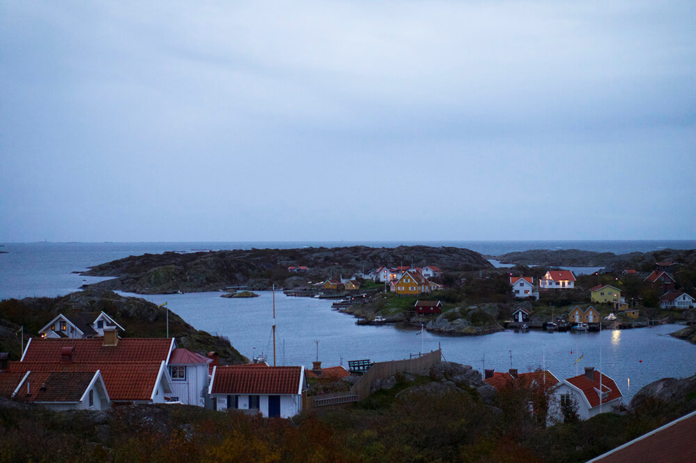Yoga Island - utsikt över Kyrkesund
