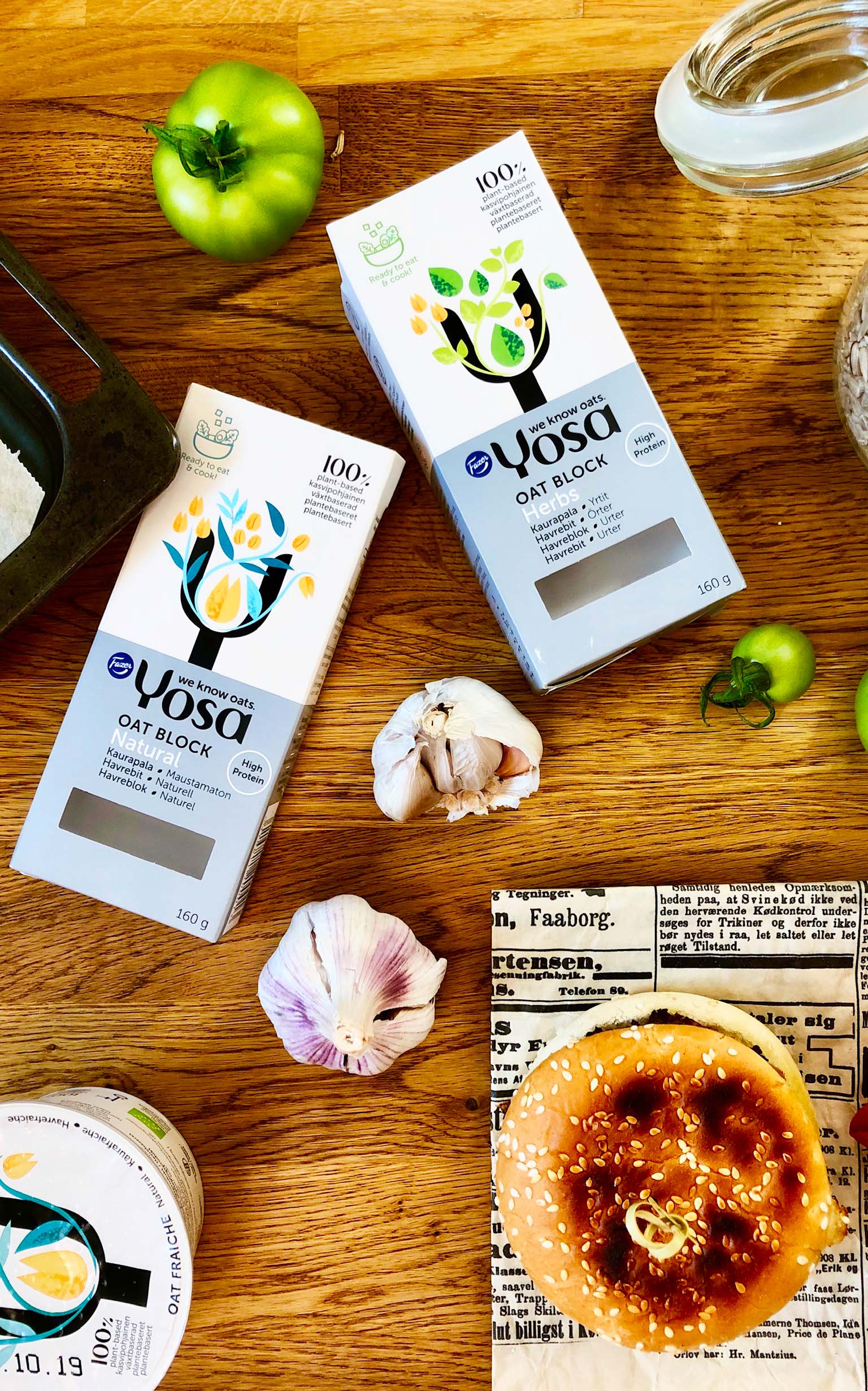 Yosa Oat vegansk burgare - recept