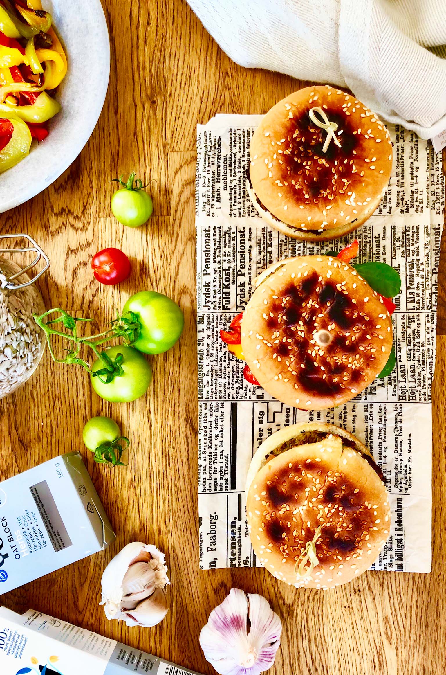 Yosa Oat vegansk burgare - recept