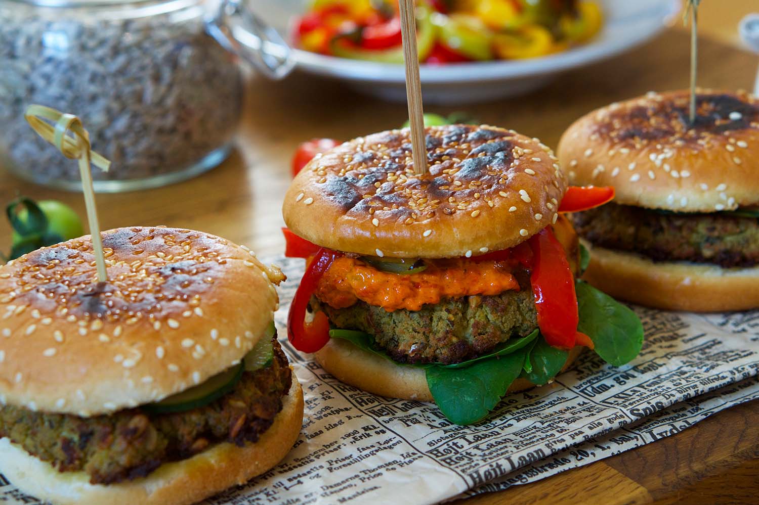 Yosa Oat vegansk burgare - recept