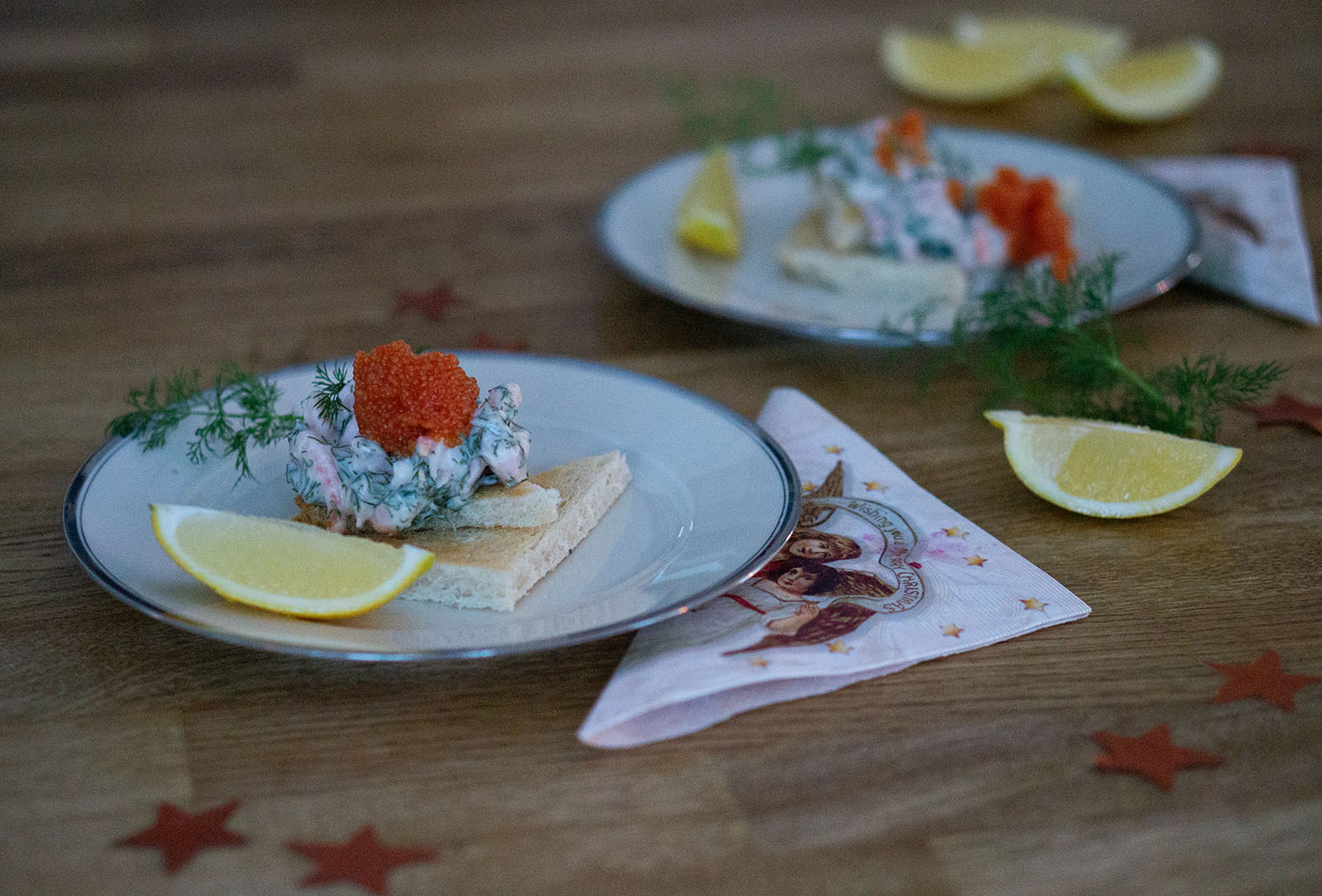 Toast Skagen recept