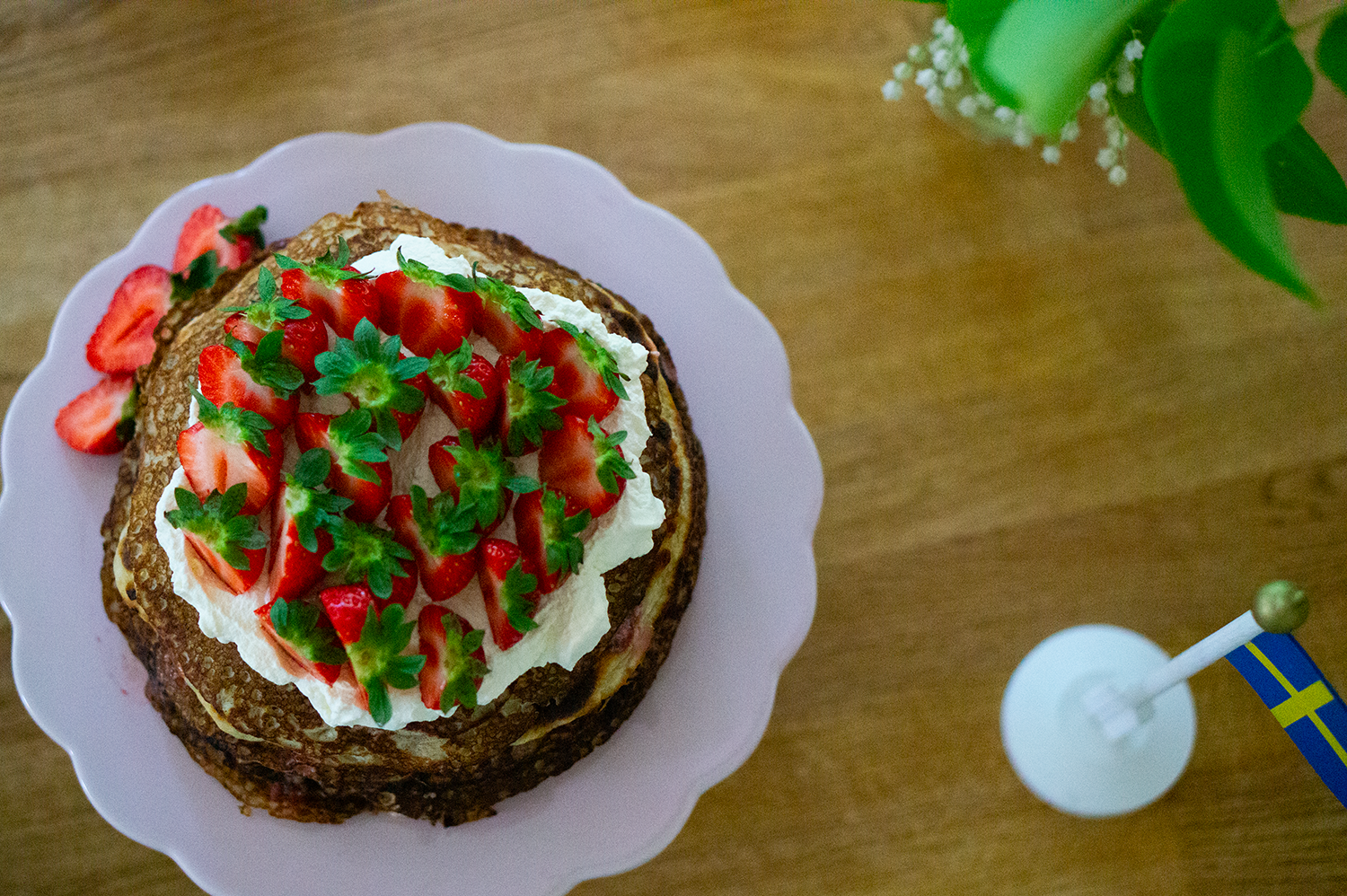 Pannkakstårta sommar
