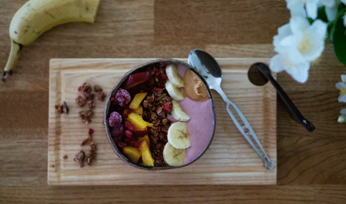 Frukostbowl hallon